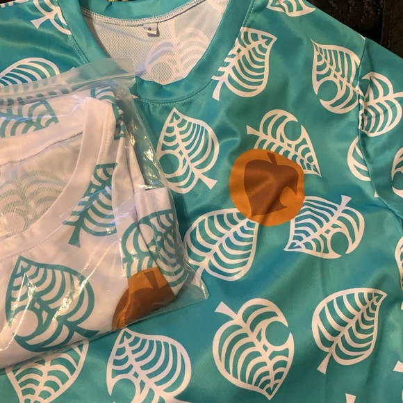 Animal Crossing Tee T Shirt Teal - Picture 3 of 4